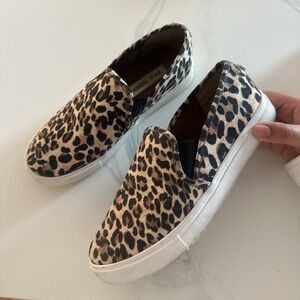 Steve Madden Leopard Print Slip-On Sneakers